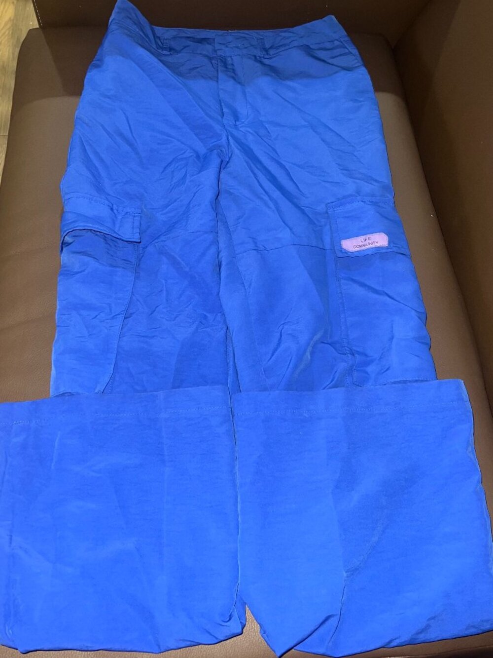 Blue Cargo Pants